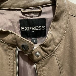 Express Faux Leather Moto Jacket